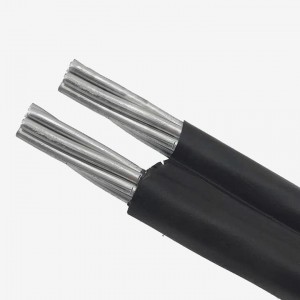 BS-JKLYJ 0,6/1KV 16-120mm 2-4 yadroli tashqi alyuminiy yadro ulangan parallel yuqoridan izolyatsiyalangan kabellar