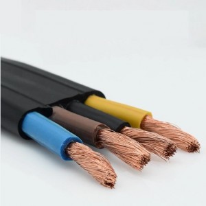 YFFB 300/500V 0,5-25mm² 2-60 kjerner Heistrekkkjede som følger fleksibel kabel