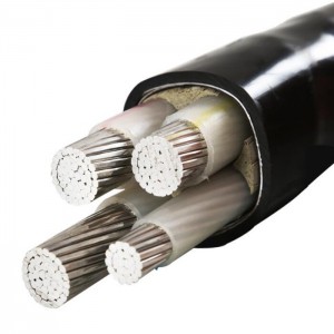 YJLV 0,6/1KV 10-400mm² 1-5 žil Vysokokvalitný napájací kábel zo sieťovaného hliníkového jadra