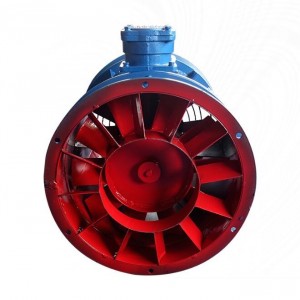 FBY(YBT) 4.7-56.9A 380/660V Eksplozivno zaštićeni utisnuti lokalni ventilator s aksijalnim protokom za rudnik