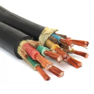 YQ/YQW/YZ/YZW/YC/YCW 450/750V 0.3-150mm² 2-5 rdzeni Wodoodporny, trudnopalny kabel zasilający i przewody w osłonie gumowej