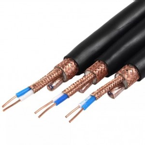 DJY(P)VP 300/500V 0,5-24mm² Mis nüvəli XLPE izolyasiyalı mis məftil örgülü qoruyucu kompüter kabeli