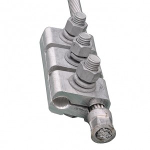 JB 16-630mm² 70-230mm Nyiaj siv ua haujlwm Cable Parallel zawj clamp Hlau Clamp