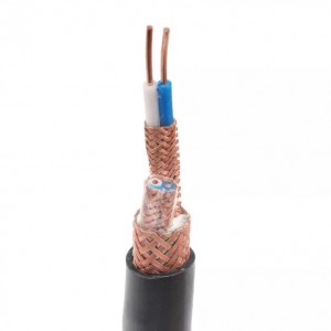 DJY(P)VP 300/500V 0,5-24mm² Medené jadro XLPE izolovaný medený drôt opletený tieniaci počítačový kábel
