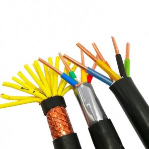 KVV/KVVP 450/750V 0.5-10mm² 2-61cores Copper conductor PVC insulated uye sheathed control cable.