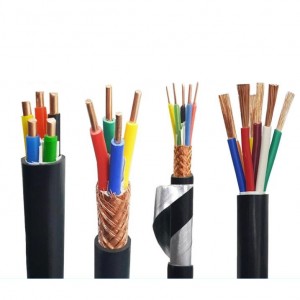 KVV/KVVP 450/750V 0.5-10mm² 2-61kears Koperen dirigint PVC isolearre en ommantele kontrôle kabel