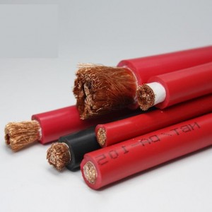 YH/YHF  200/400V  10-185mm²    High strength rubber sleeve electric welding cable