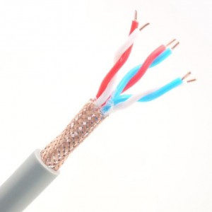DJY(P)VP 300/500V 0,5-24mm² Núcleo de cobre XLPE cable de cobre illado trenzado cable de ordenador blindado
