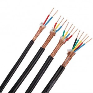 DJY(P)VP 300/500V 0.5-24mm² Núcleo de cobre Cable de computadora con blindaje trenzado de alambre de cobre aislado XLPE