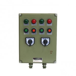 BXK 220/380V 10A Caixa de controle à prova de explosão e anticorrosão Dispositivo de distribuição de energia à prova de explosão