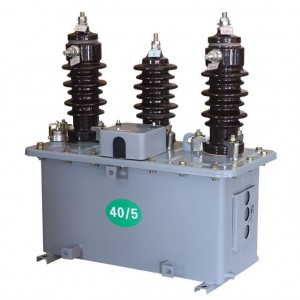 JLS 3/6/10KV 5A exterior imerso em óleo caixa de medição de potência de alta tensão transformador trifásico combinado de três fios