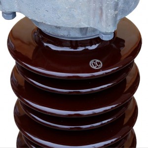 Y5(10)WZ 10/35/66/110KV 150-800A Arester keramik untuk pembangkit listrik tegangan tinggi di luar ruangan