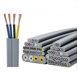 YFFB 300/500V 0,5-25mm² 2-60 јадра Синџир за влечење лифт што го придружува флексибилен кабел