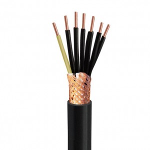 DJY(P)VP 300/500V 0,5-24mm² Заштитен компјутерски кабел со бакарно јадро XLPE изолиран со плетенка од бакарна жица