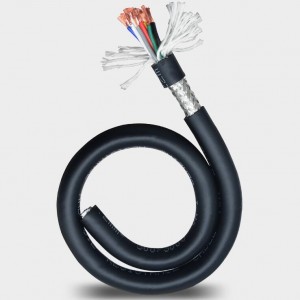 TRVV(P) 300/500V 0.05-50mm² 2-60 conducteurs Câble d'alimentation blindé à chaîne porte-câbles hautement flexible