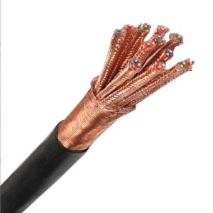 DJY(P)VP 300/500V 0.5-24mm² Nucleu di rame XLPE filu di rame insulatu trecciatu cable d'informatica di schermu