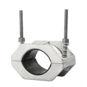 JGH 76-165mm 120 * 150 * 60mm High voltage cable fixing wire clamp Single core aluminium firaka tariby clamp