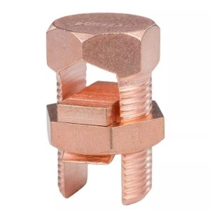 TJ 16-240mm² Copper Bolt Txuas Hlau Clamp Split Hom Bolt Connector