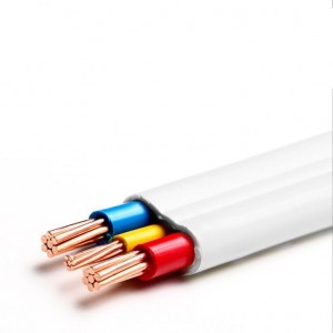 BVVB  1.5/2.5/4/6mm²  450/750V 2/3 CORE   Home improvement special copper core flat sheathed wire
