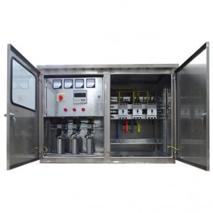JP 400V 630A 30-400KVA Luar kotak distribusi tegangan rendah terintegrasi (kompensasi/kontrol/terminal/pencahayaan)