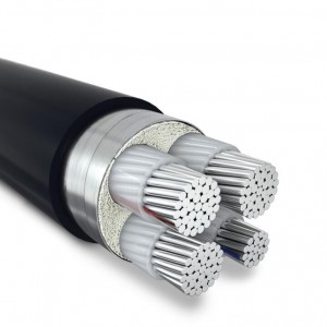 YJLV22 0,6/1KV 2-5 žilový 16-400 mm² Pancierový napájací kábel s hliníkovým jadrom