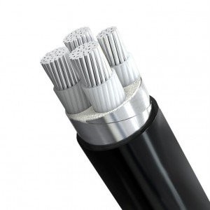 YJLV22 0,6/1 кВ 2-5 жыл 16-400 мм² Сілавы кабель з браніраванай алюмініевай жылай