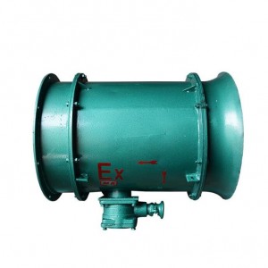 FBY(YBT) 4.7-56.9A 380/660V ضد انفجار در نوع جریان محوری فن محلی برای معدن فشار داده شده است.