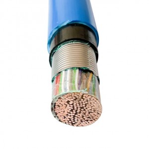 Cable de comunicación ignífugo da serie MHYV de 7,1-44 mm para fins de minería