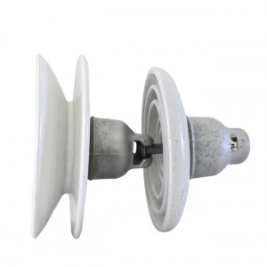 XP/XWP  10-35KV  20-150KN  Outdoor High voltage suspended porcelain insulator for  power overhead lines
