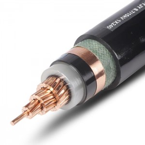 ZR-YJV 8.7/35KV 25-1200mm² 1-3 core  Medium and high voltage flame retardant cross-linked copper core power cable
