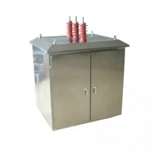 Boîte de compensation automatique réactive de ligne haute tension extérieure TBBWZ 6-12KV 630A 30-900Kvar