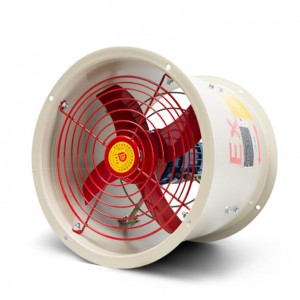 BT/CBF 220/380V 0.18-7.5KW Explosion-proof axial flow fan kanggo knalpot asap sing kuat lan ventilasi ing pabrik industri