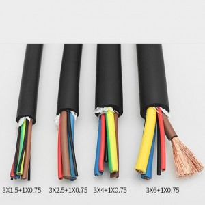 EV/EVVR   450/750/1000V   10-300A    Multi-core new energy electric vehicle charging pile connection cable