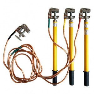 JDX 0.5-500KV 4.2-13KA 16-50mm² Indoor and outdoor high voltage short circuit discharge ground wire ground rod