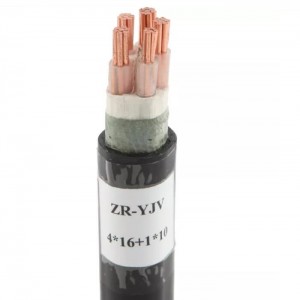 ZR-YJV 0.6/1KV 1.5-400mm² 1-5 core  Low voltage flame retardant cross-linked copper core power cable