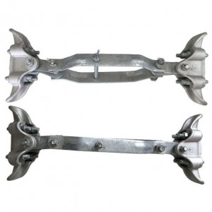 XCS 220KV 21-45mm Nā lako mana uila Aluminum alloy suspension clamps for twin conductors