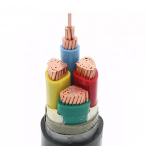 ZR-YJV 0.6/1KV 1.5-400mm² 1-5 core Mababang boltahe na flame retardant cross-linked copper core power cable