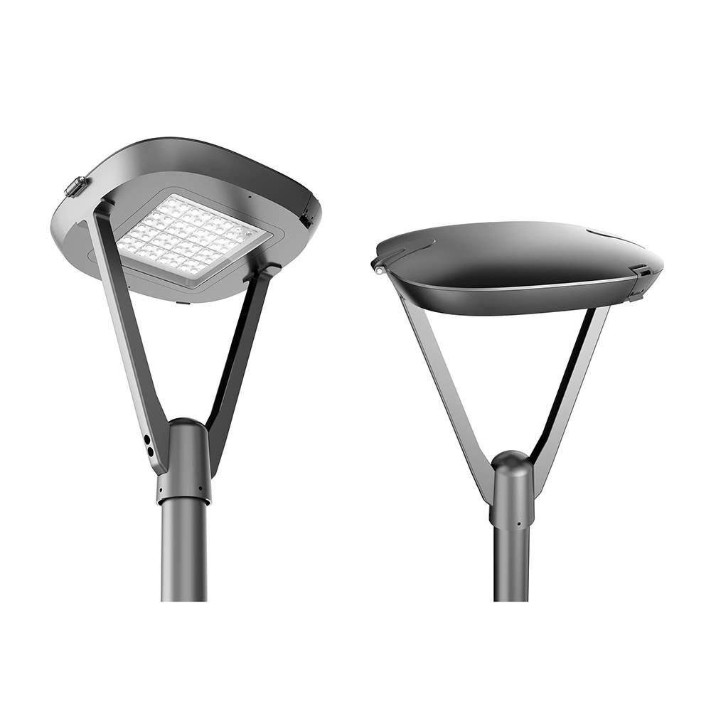 Alu.30W – 150W IP66 150lm/w tooless smart SKD housing urban light top post Featured Image