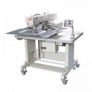 Industrial automatic sewing machine for leather