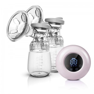 DQ-S009BB Prenosna silikonska električna prsna črpalka za dojenčke z elektronskim mlekom za prostoročno telefoniranje