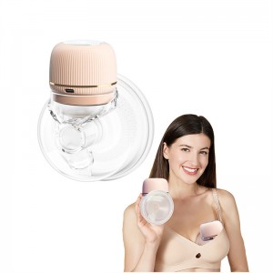 Factory Amazon New Arrival Customize BPA Free Silicone Portable Wireless Wearable Electric Intelligent Breast Pump Hands Free