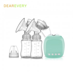 DQ-S006 (AA) produce una pompa per l'allattamento al seno con doppio massaggio elettrico silenzioso e intelligente senza dolore