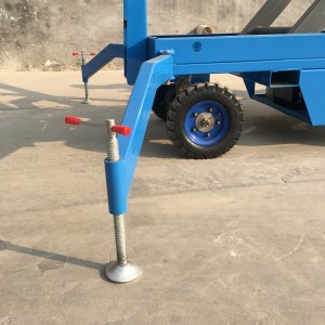 Towable Hydraulic Work Platform Lift 8m 500kg SJY0.5-8