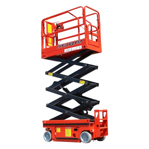 New small mobile 19 ft scissor lift for sale hydraulic Ce Certificate CFTT0608NP