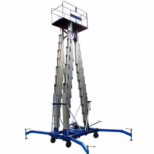 Three mast Aluminum mobile  Ladder hydraulic electric Lift