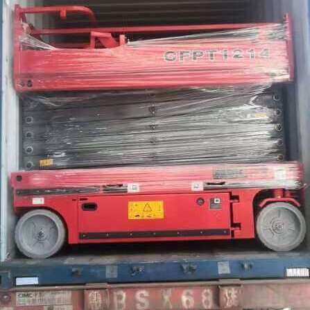 Chilean agent again ordered six sets of 40 foot scissor lifts and 6 six sets of 45 foot scissor lifts
