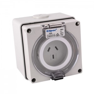 Australia Online sale Socket Outlet Australia standard 10A 3 flat pin single phase electrical socket outlet