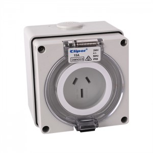 Australia SAA approved 3Pin 15A IP66 socket industrial socket outlet