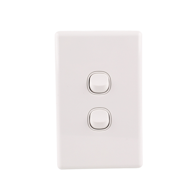 SAA approval 2gang light switch 250V 16A Vertical DS603V Featured Image