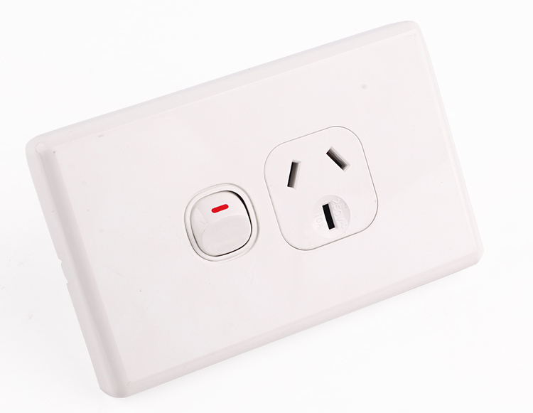 SAA Certificate 250V 10A Electrical Single  Wall Socket DS613 Featured Image